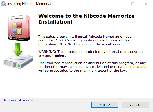 Installador de Nibcode Memoriza